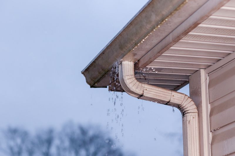 Rainwater Flow with Gutter Covers