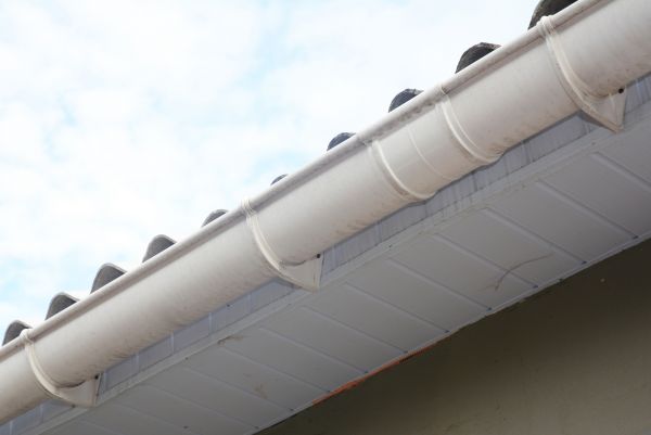 Plastic Gutter Installation in Evergreen
